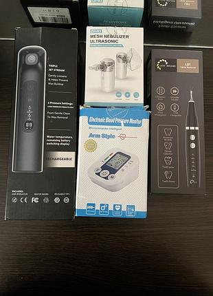 Продам лотом, скалер, очищувач для вух, небулайзер, тонометр. сток!