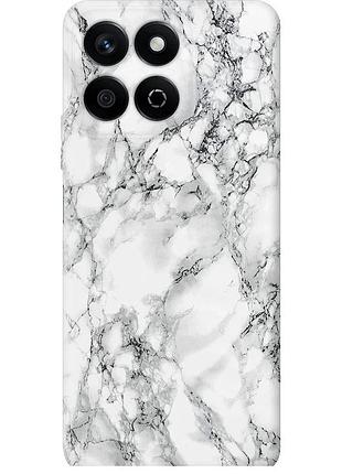 Чохол силіконовий на телефон huawei honor x7c мармур білий "4480u-3874-58250"