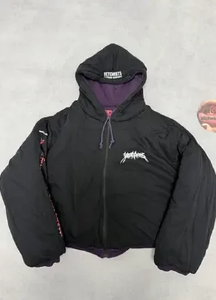 Куртка бомбер пуховик vetements total fking darkness