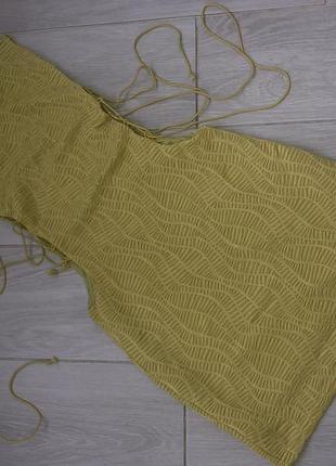 Сукня трендова зелена shein на завʼязки