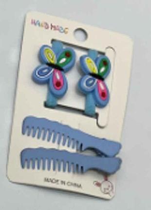 Набір резинок і заколок (2резинки, 2шпильки) ww02386 4шт тм stenson