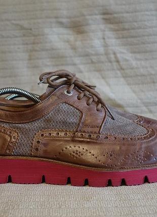Комбинированные легкие комбинированные спортивные брогированные туфли-дерби cetti испания 44 р.