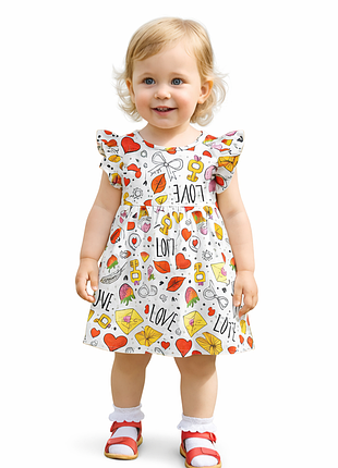 Сукня на дівчинку  100% бавовна