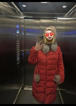 Пуховик жіночий peercat пальто зимове трендовий пуховик зимовий оверсайз м л с   пуховик червоний пуховик