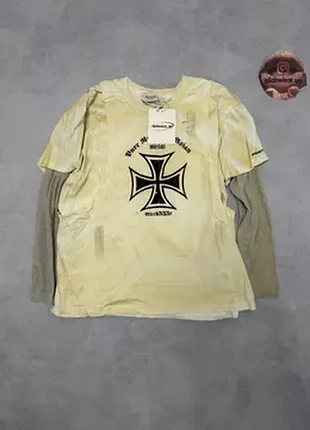 Лонгслив project gr grailz m l cross chrome hearts balenciaga maison