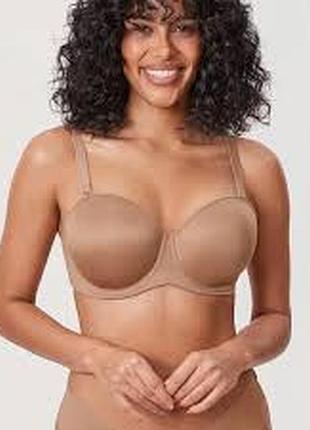 Бюстгальтер бюст бюстик ліфчик чашка 80 g 36 g балконет беж