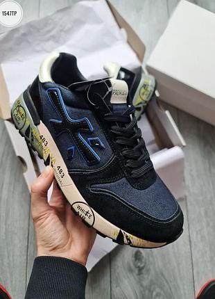 Мужские кроссовки premiata mick black/white