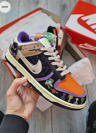 Мужские кроссовки nike sb dunk low x halloween custom