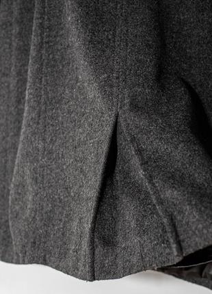Пальто шерстяное mexx. цвет графит.9 фото