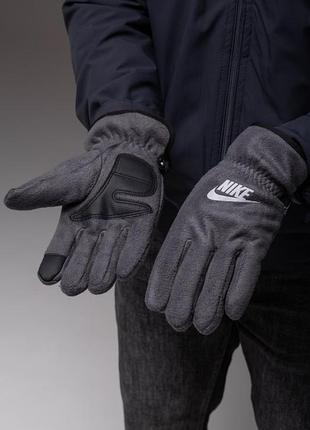 👖чоловічі рукавички nike сірі 🖤