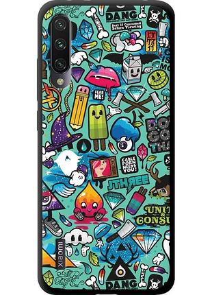 Чехол tpu на телефон xiaomi mi cc9e стикер бомбинг 1 "693b-4140-58250"