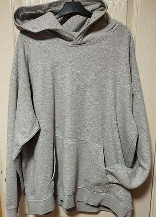 Худи реглан, h&amp;m, молодежный, логовой, размер
44/2xl/52, 46/3xl/ 54, хлопок, полиэстр, вискоза, весна, осень, бангладеш.