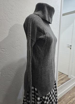 Свитер серый из 100% кашемира. 3