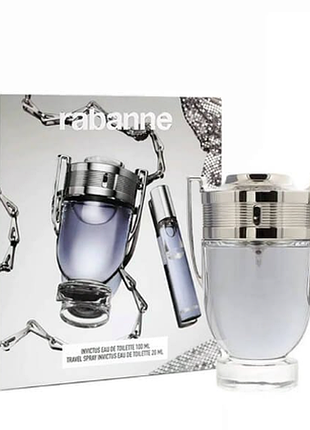 Rabanne invictus набор (edt/100ml + edt/20ml)