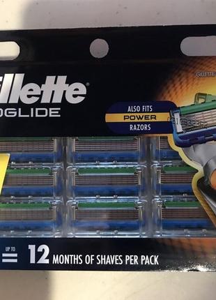 Картриджи gillette fusion proglide оригинальные лезвия, кассеты для бритья из сша4 фото