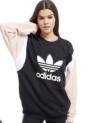 Свитшот adidas originals colorblock / трефойл / размер l