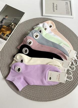 Набір шкарпетки жіночі шовкові короткі корона р 36-40