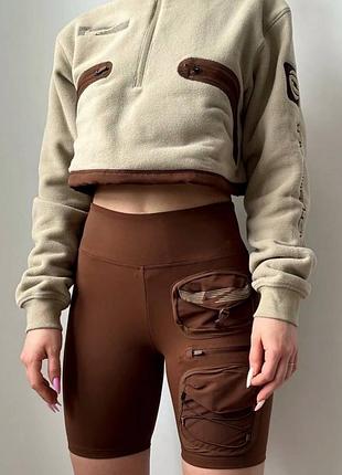 Жіночий світшот nike x  travis scott corp cact.us corp beige оригінал женский свитшот nike x cactus plant flea market cact.us corp beige оригинал 3