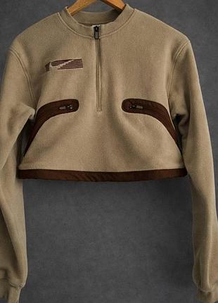 Жіночий світшот nike x  travis scott corp cact.us corp beige оригінал женский свитшот nike x cactus plant flea market cact.us corp beige оригинал 2