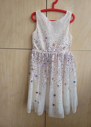 Нарядное платье h&amp;m на 5-6 лет