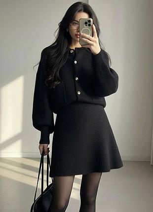 Костюм с юбкой ангора