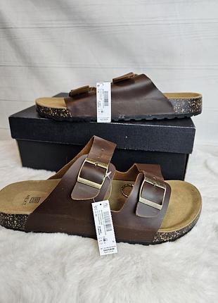 Шкіряні шльопанці next 45 розмір