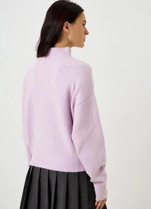 Розово лавандовая  кофта свитшот теплая