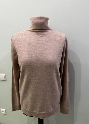 Шерстяной гольф moss