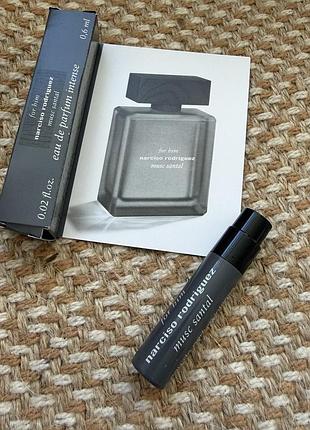Оригінал пробник narciso rodriguez for him musc santal