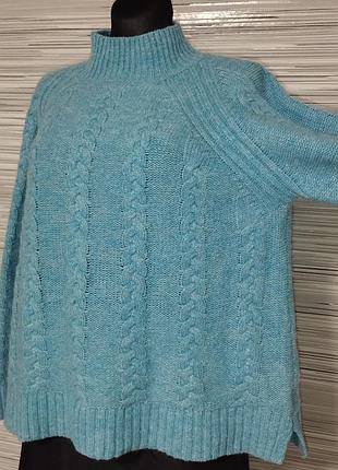 Джемпер оверсайз плетіння косами 5