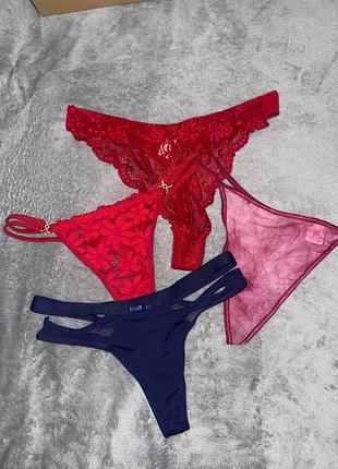 Набір жіночих трусів стрінгів s розміру