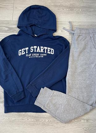 Костюм спортивний худі штани для хлопчика 10-11 років 140-146 см