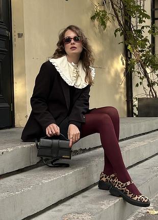 Леопардові балетки