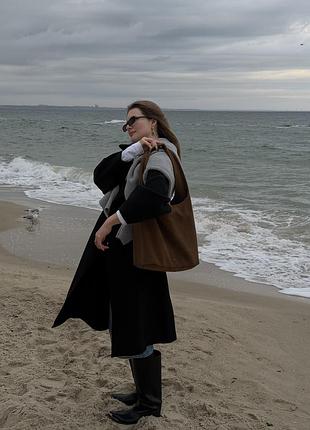 Чорне пальто zara