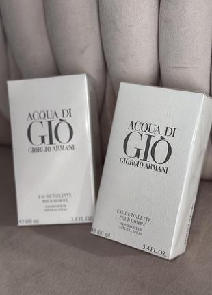 Чоловічі парфуми armani acqua di giò духи 100 мл шлейфовий аромат армані