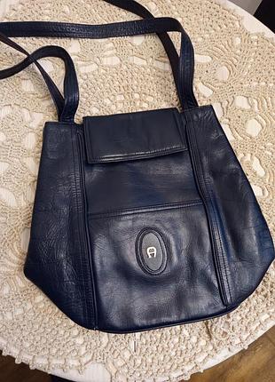 Кожаная сумка etienne aigner