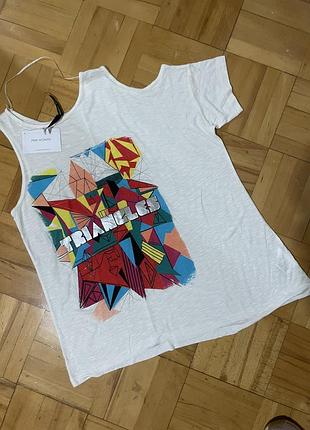 Асиметрична футболка майка