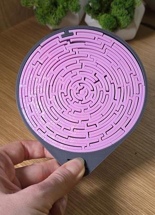 3д пазл головоломка "круглий лабіринт", лабіринт, головоломка  3d
