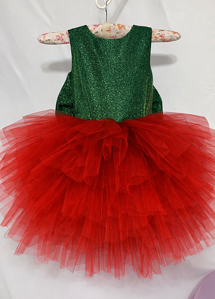 Платье калина на 5 лет в садик костюм калины праздничное платье зеленого красного цвета