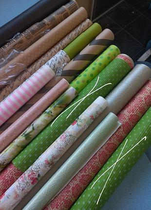 Материалы для творчества sweet дизайна food флористики цветы бумага жатка, крафт, подарочный