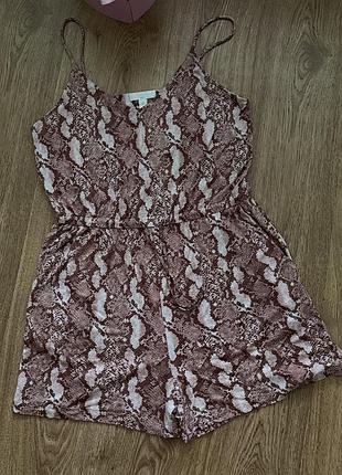 Ромпер жіночий в манімаслістичному принті