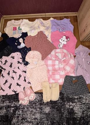 Лот одягу на дівчинку