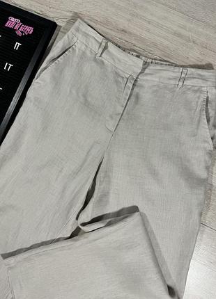 Льняные брюки h&amp;m 2