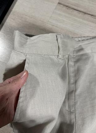 Льняные брюки h&amp;m 4