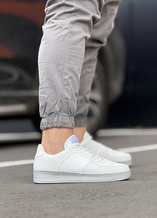 Кросівки чоловічі біло сірі текстиль непромокають