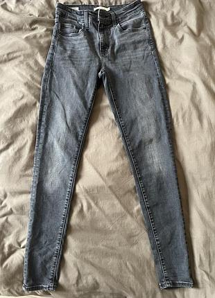 Жіночі сірі джинси levis