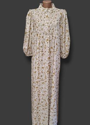 Максі сукня в квітковий принт