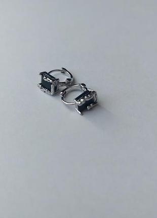 1 пара женских модных серег из серебра с925
