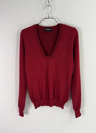 Dolce & gabbana wool v-neck women’s sweater m/40 size