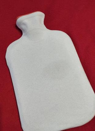 Большая водяная немецкая грелка  1,8 лит. в флисовом чехле